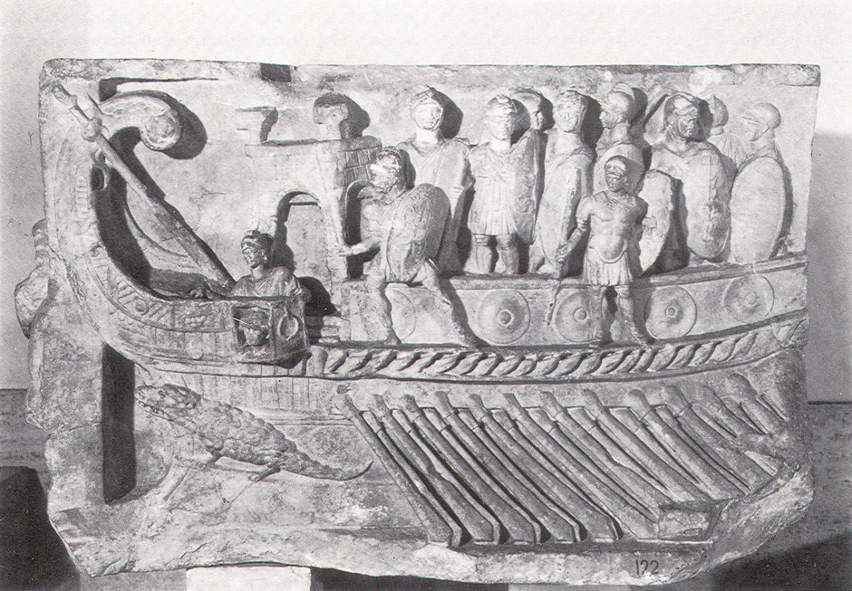 relief du temple de Fortuna a Praeneste (navire de guerre romain).jpg